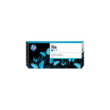 Cartouche d'encre HP 766 Cyan 300ml