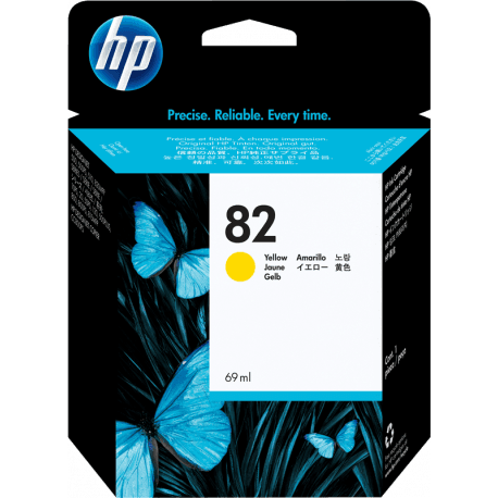 Cartouche d'encre jaune HP 82
