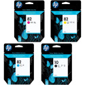 Pack Cartouches d'encre HP 82 & 10 69ml