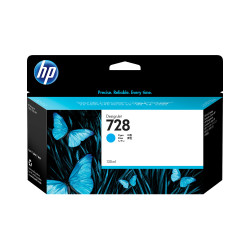 Cartouche d'encre Cyan HP 728 130ML