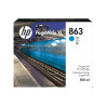 Cartouche d'encre HP 863 Cyan 500 ml F9K40A
