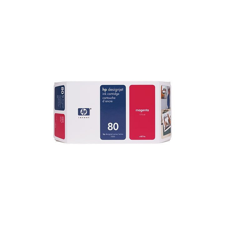 Cartouche d'encre magenta HP 80 350 ml