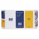 Cartouche d'encre HP 80 Jaune 350 ml C4848A
