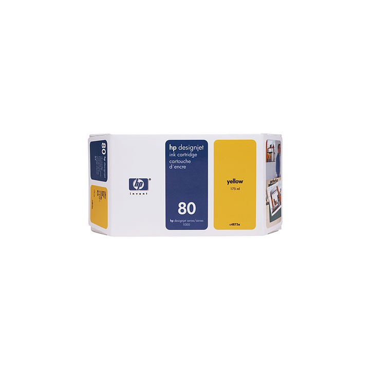 Cartouche d'encre jaune HP 80 350 ml